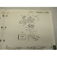 432223 OMC Evinrude Johnson 1988 Outboard 45 & 55 Commercial Parts Catalog