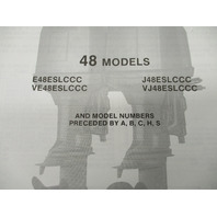 432224 OMC Evinrude Johnson 1988 Outboard 48 HP Model Parts Catalog