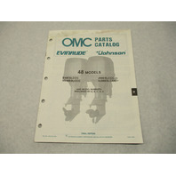 432224 OMC Evinrude Johnson 1988 Outboard 48 HP Model Parts Catalog