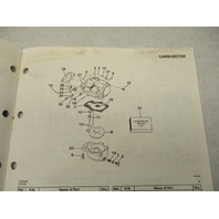 432831 OMC Evinrude Johnson 1988 Outboard 60 HP Models Parts Catalog
