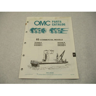 432226 OMC Evinrude Johnson 1988 Outboard 65 Commercial Model Parts Catalog