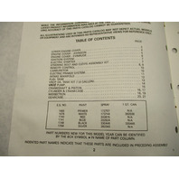 432832 OMC Evinrude Johnson 1988 Outboard 75 Model Parts Catalog E75ECCA J75ECCA