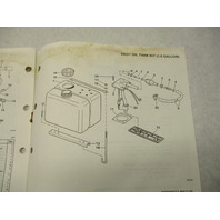 432239 OMC Evinrude Johnson 1988 Outboard 2500 CC Comm Model 155 Parts Catalog