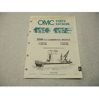 432239 OMC Evinrude Johnson 1988 Outboard 2500 CC Comm Model 155 Parts Catalog
