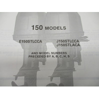 432237 OMC Evinrude Johnson 1988 Outboard 150 HP Models Parts Catalog