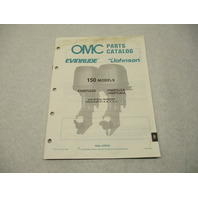 432237 OMC Evinrude Johnson 1988 Outboard 150 HP Models Parts Catalog