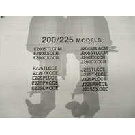 432241 OMC Evinrude Johnson 1988 Outboard 200-225 HP Model Parts Catalog
