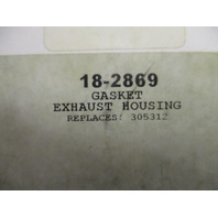 18-2869 305312 Exhaust Hsg Gasket for OMC Evinrude Johnson 50-100 HP Outboards