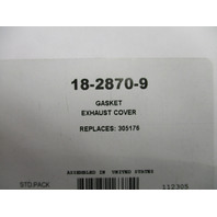 18-2870 305176 Exhaust Cover Gasket for OMC Evinrude Johnson 85-125HP Outboard