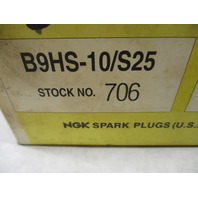 B9HS-10 706 NGK SPARK PLUG STANDARD NON-RESISTOR Shop Pack 25  Mercury 7.5 9.8
