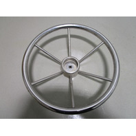 Mercury Ride Guide Marine Stainless 14.75" Steering Wheel 6 Spoke Square Shaft