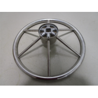 Mercury Ride Guide Marine Stainless 14.75" Steering Wheel 6 Spoke Square Shaft