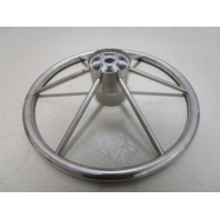 Vintage Boat Ship Stainless Steel 16"Steering Wheel 6 Spokes Standard 3/4" Shaft