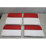 1991 Rinker V181 Boat Marine Interior Rear Jump Seat & Back Rest Cushion Set
