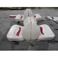 1990 Four Winns Horizon 170 3.0L Interior Seat Cushions Motor Cover Back to Back