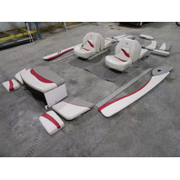 1990 Four Winns Horizon 170 3.0L Interior Seat Cushions Motor Cover Back to Back