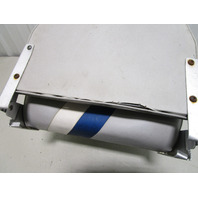 Marine Boat Folding Grey Blue White Seat With 7" Pedestal Marine Boat Folding Grey Blue White Seat With 7" Pedestal