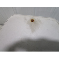 Marine Boat Folding Grey Blue White Seat With 7" Pedestal Marine Boat Folding Grey Blue White Seat With 7" Pedestal