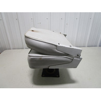 Marine Boat Folding Grey Blue White Seat With 7" Pedestal Marine Boat Folding Grey Blue White Seat With 7" Pedestal