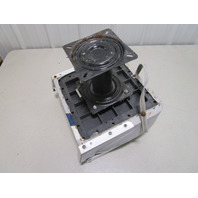 Marine Boat Folding Grey Blue White Seat With 7" Pedestal Marine Boat Folding Grey Blue White Seat With 7" Pedestal