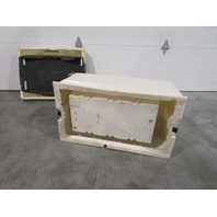 Pontoon Marine Boat Green/Tan Bench Chair Seat 30 1/2" H x 34 1/2" W x 20" D Pontoon Marine Boat Green/Tan Bench Chair Seat 30 1/2" H x 34 1/2" W x 20" D