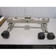 Heavy Duty Adjustable Marine Boat Trailer Roller Bracket 6 Roller Assembly 32"