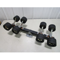 Heavy Duty Adjustable Marine Boat Trailer Roller Bracket 8 Roller Assembly 32.5" Heavy Duty Adjustable Marine Boat Trailer Roller Bracket 8 Roller Assembly 32.5"