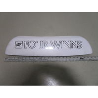2000 Four Winns Horizon 170 White Plastic Transom Blower Vent Cover 2000 Four Winns Horizon 170 White Plastic Transom Blower Vent Cover