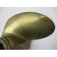 9 3/4" x 11.6 P Bronze 2 Blade 9 Spline Prop Mercury Mark 20, 25, 30 Outboard