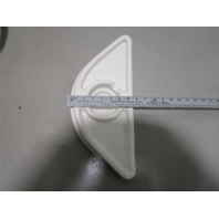 Boat White Molded Plastic Marine Drink Cup Holder 18"W X 7 3/4" D
