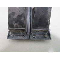 Marine Boat Blower Vent Cover Black Plastic 17 1/2" x 3"