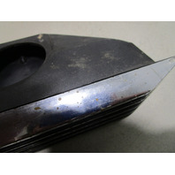 Marine Boat Blower Vent Cover Set Chrome Plastic 17 1/4" x 2 1/2"