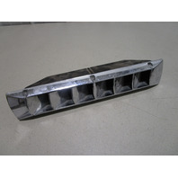 Marine Boat Blower Vent Cover Chrome Plastic 17 3/4" x 3 1/2"