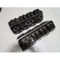 802556 Mercruiser GM 5.0 OEM Fresh Water USED Cylinder Head SET (2)