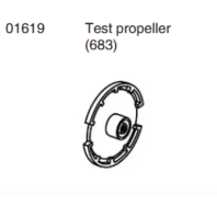 90890-01619 Yamaha  Outboard (683) 8 Tooth Spline Load Test Wheel Prop