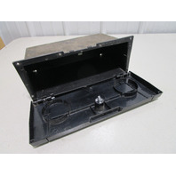 1989 Forester Phantom 166 Boat Marine Dash Glove Box Storage Black 13.5" x 5.5"