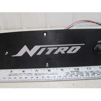 Nitro Bass Boat Switch Panel W/ Tilt Switches 15 1/2" W X 3" H