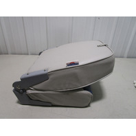 Springfield Marine Boat 1040661 High Back Folding Seat Chair - Gray/Blue