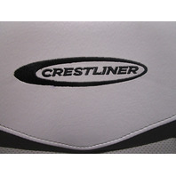 2089318 Crestliner Marine Boat All Weather Gray Folding Boat Seat Fishing 2013