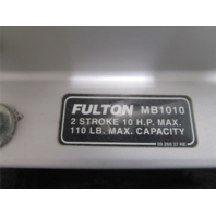 Fulton Outboard Kicker Motor Bracket Mount MB1010 up to 10 HP 110 Pounds Max