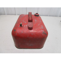 Vintage Outboard Motor Metal Red Remote Portable Marine Fuel Gas Tank 3 Gallons