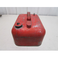 Vintage Outboard Motor Metal Red Remote Portable Marine Fuel Gas Tank 3 Gallons