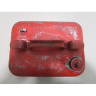 Vintage Outboard Motor Metal Red Remote Portable Marine Fuel Gas Tank 3 Gallons