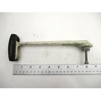 34689 Mercury Mariner Throttle Remote Control Handle White W/Black Grip 1970's