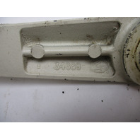 34689 Mercury Mariner Throttle Remote Control Handle White W/Black Grip 1970's