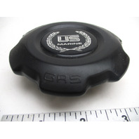 US Marine Bayliner 1980s and 1990s Fuel Gas Cap with Logo Black Plastic OEM