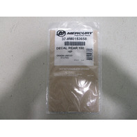 *OEM* MERCURY MARINE 150HP REAR HOOD DECAL 8M0153658