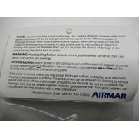 Airmar 33-105 P37 P52 P55 Transducer Speed Attachment w/6-Blade Paddlewheel