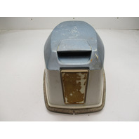 0281008 Top Cowl Motor Cover Electric Start Johnson Evinrude 35 HP Blue