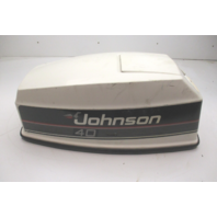 OMC Top Engine Cowl Motor Cover Hood 40 HP Evinrude Johnson VRO Outboard